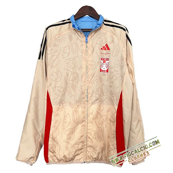 Giacca A Vento Tigres UANL Marrone/Rosso/Nero 2024/2025