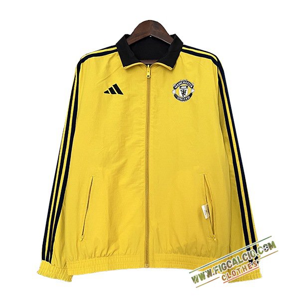 Giacca A Vento Manchester United Giallo/Nero 2024/2025