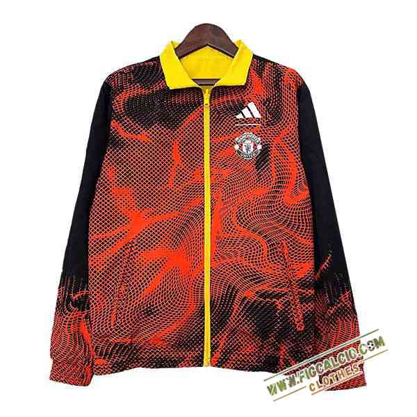 Giacca A Vento Manchester United Rosso/Giallo 2024/2025