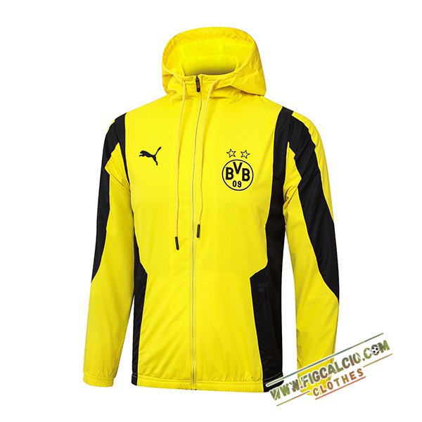 Giacca A Vento Dortmund Giallo/Nero 2024/2025