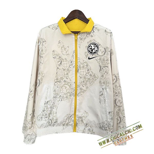 Giacca A Vento Club America Bianco/Grigio 2024/2025