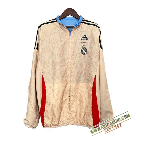 Giacca A Vento Real Madrid Marrone/Rosso 2024/2025