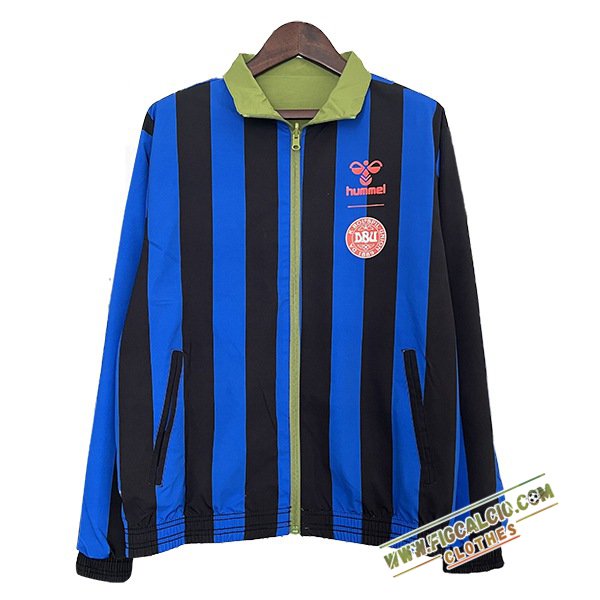 Giacca A Vento Danimarca Blu/Nero 2024/2025