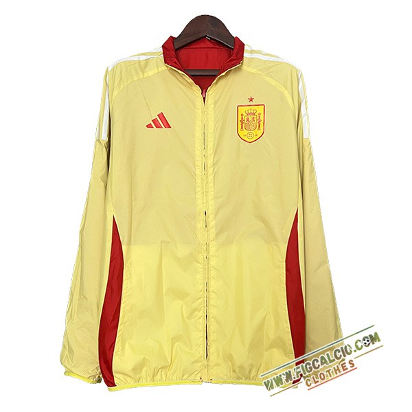 Giacca A Vento Spagna Giallo/Rosso 2024/2025