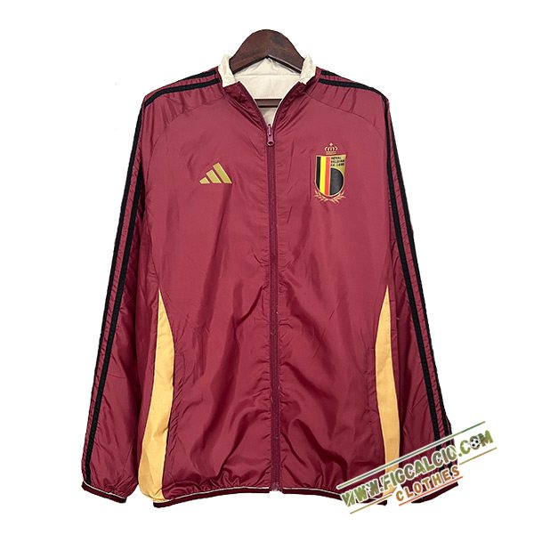 Giacca A Vento Belgio Rosso/Giallo 2024/2025