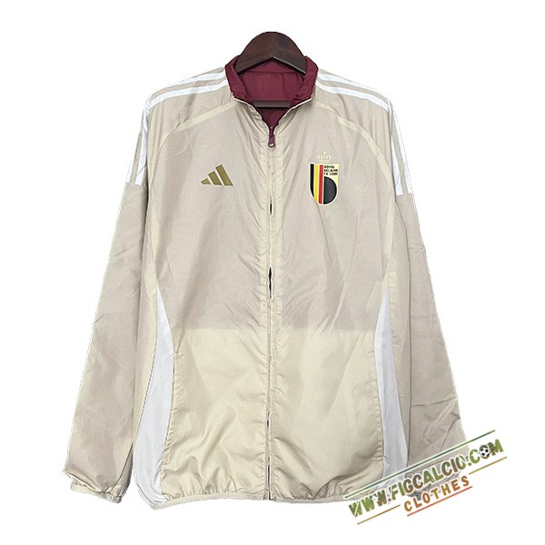 Giacca A Vento Belgio Beige/Bianco 2024/2025