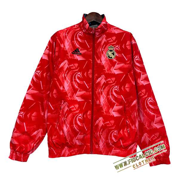 Giacca A Vento Real Madrid Rosso/Rosa 2024/2025