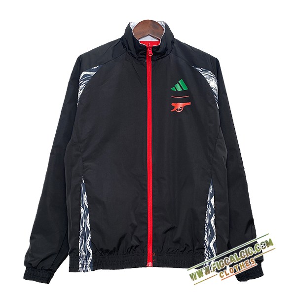 Giacca A Vento Arsenal Nero 2024/2025 -02