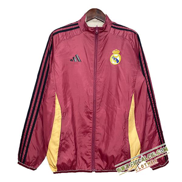 Giacca A Vento Real Madrid Rosso/Giallo 2024/2025