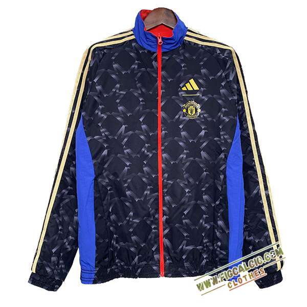 Giacca A Vento Manchester United Blu Scuro 2024/2025