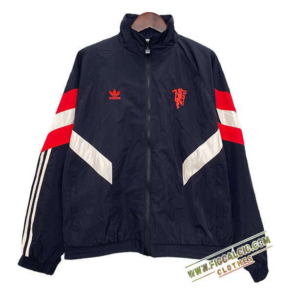 Giacca A Vento Manchester United Nero/Rosso/Bianco 2024/2025