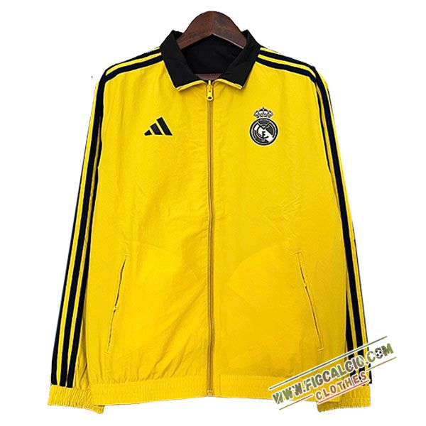 Giacca A Vento Real Madrid Giallo/Nero 2024/2025