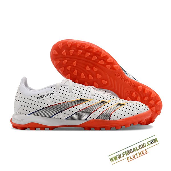 Adidas Scarpe Da Calcio PREDATOR 24 ELITE TF BOOTS Bianco/Grigio/Arancia