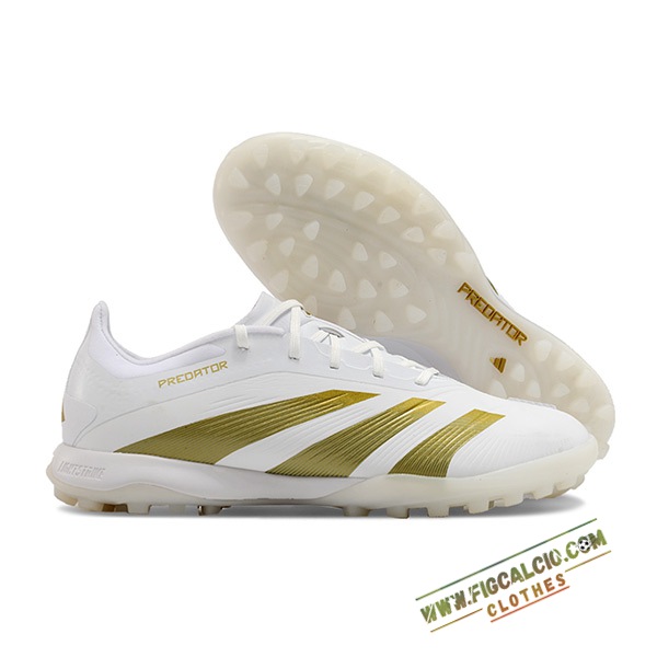 Adidas Scarpe Da Calcio PREDATOR 24 ELITE TF BOOTS Bianco/Giallo