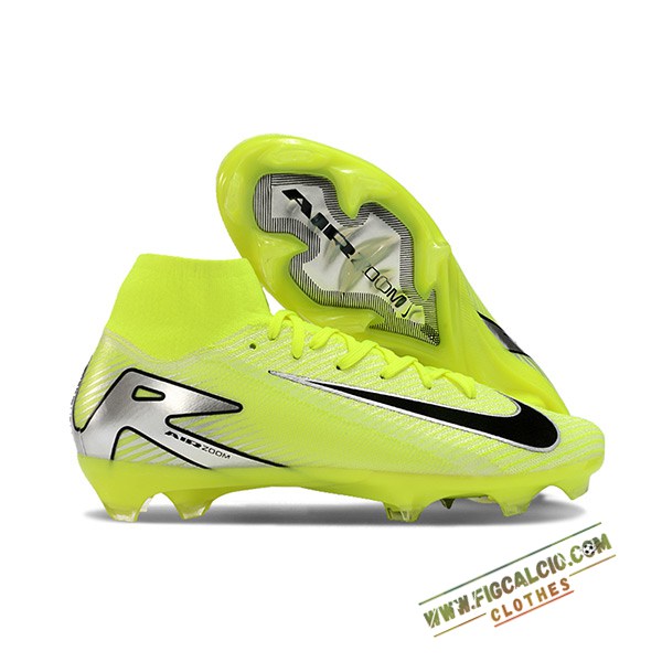Nike Scarpe Da Calcio Air Zoom Mercurial Superfly IIX Elite FG Verde/Nero