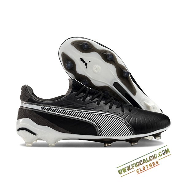 PUMA Scarpe Da Calcio KING FG/AG Bianco/Nero