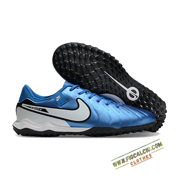 Nike Scarpe Da Calcio Tiempo Legend X Academy TF Bianco/Blu/Nero
