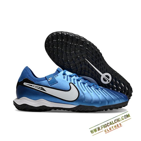 Nike Scarpe Da Calcio Tiempo Legend X PRO TF Blu/Bianco/Nero