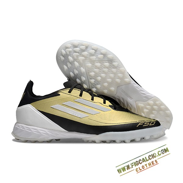 Adidas Scarpe Da Calcio F50 PRO TF Nero/Giallo/Bianco
