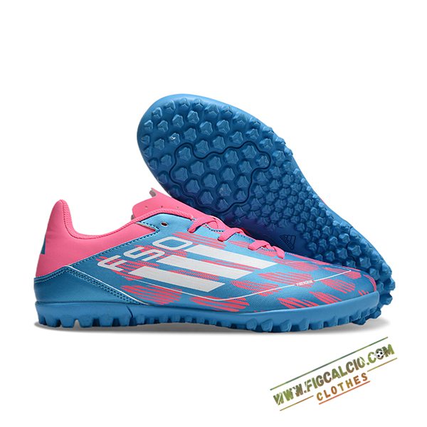 Adidas Scarpe Da Calcio F50 CLUB TF Blu/Rosa/Bianco