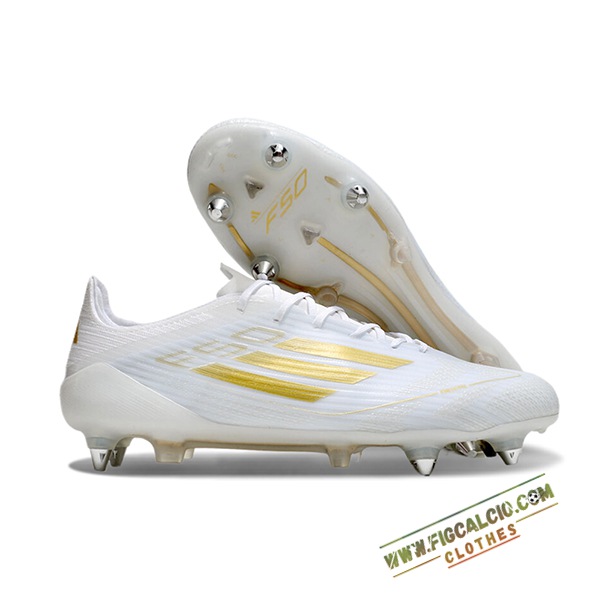 Adidas Scarpe Da Calcio F50 ELITE SG Bianco/Giallo