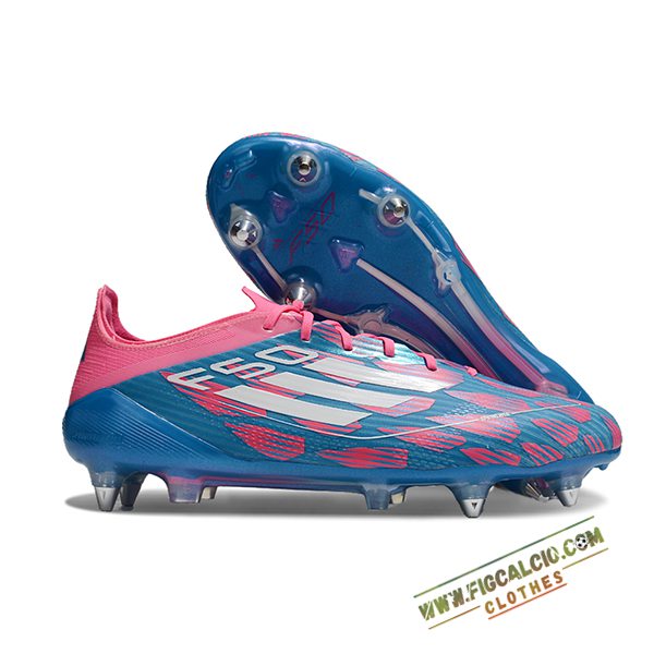 Adidas Scarpe Da Calcio F50 ELITE SG Blu/Rosa/Bianco