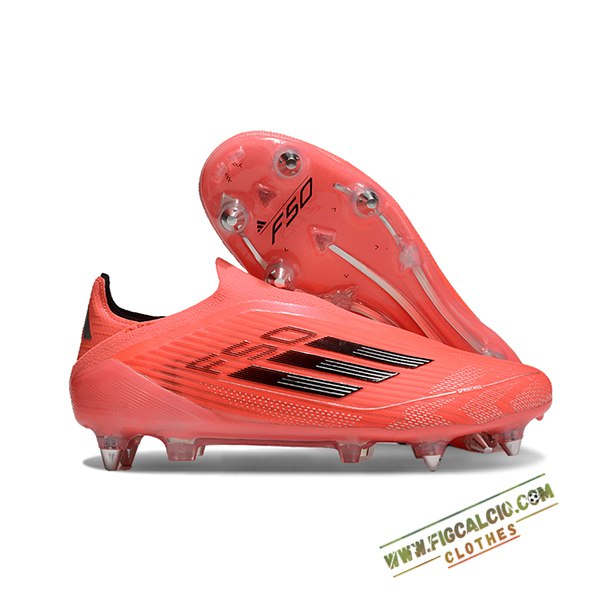 Adidas Scarpe Da Calcio F50 Elite Laceless SG Arancia/Nero