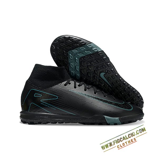 Nike Scarpe Da Calcio Air Zoom Mercurial Superfly X Elite TF Nero/Blu