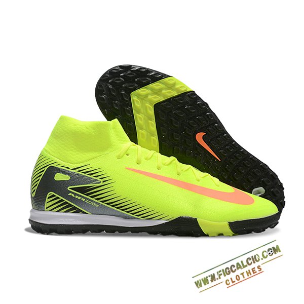 Nike Scarpe Da Calcio Air Zoom Mercurial Superfly X Elite TF Giallo/Nero/Arancia