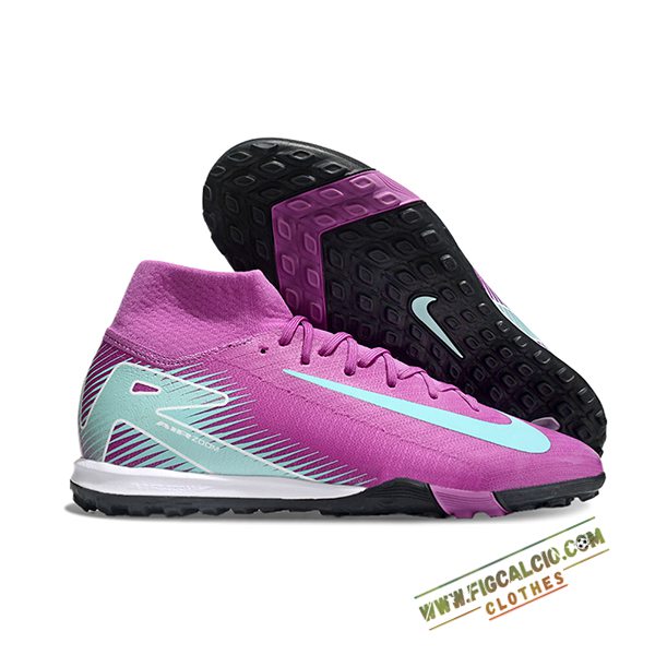 Nike Scarpe Da Calcio Air Zoom Mercurial Superfly X Elite TF viola/Blu