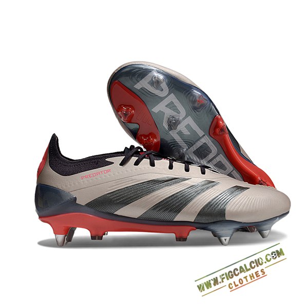 Adidas Scarpe Da Calcio Predator Elite FG Grigio/Arancia -02