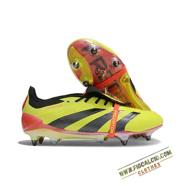 Adidas Scarpe Da Calcio Predator Elite Tongue SG Giallo/Nero/Arancia