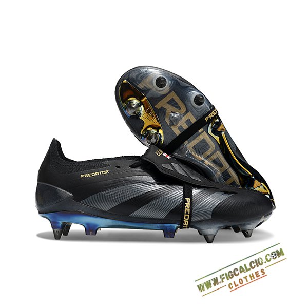 Adidas Scarpe Da Calcio Predator Elite Tongue SG Nero/Grigio