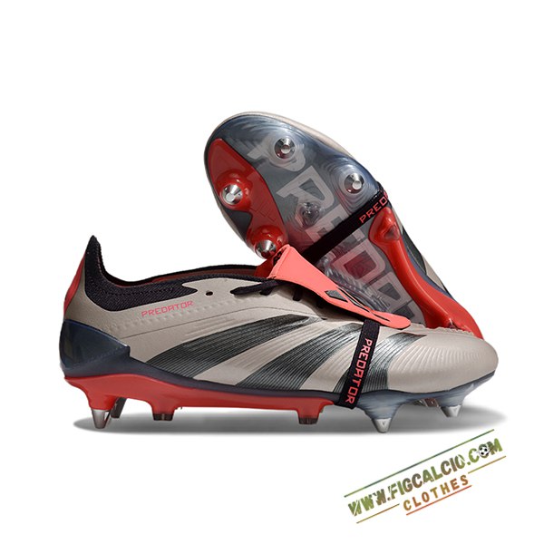 Adidas Scarpe Da Calcio Predator Elite Tongue SG Grigio/Nero/Arancia