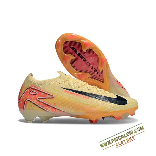 Nike Scarpe Da Calcio AIR Zoom Mercurial "Kylian Mbappé" Vapor 16 Elite XXV FG Giallo/Arancia/Nero