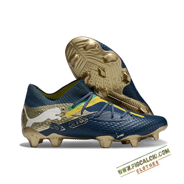 PUMA Scarpe Da Calcio FUTURE 7 ULTIMATE FG/AG Blu/Giallo