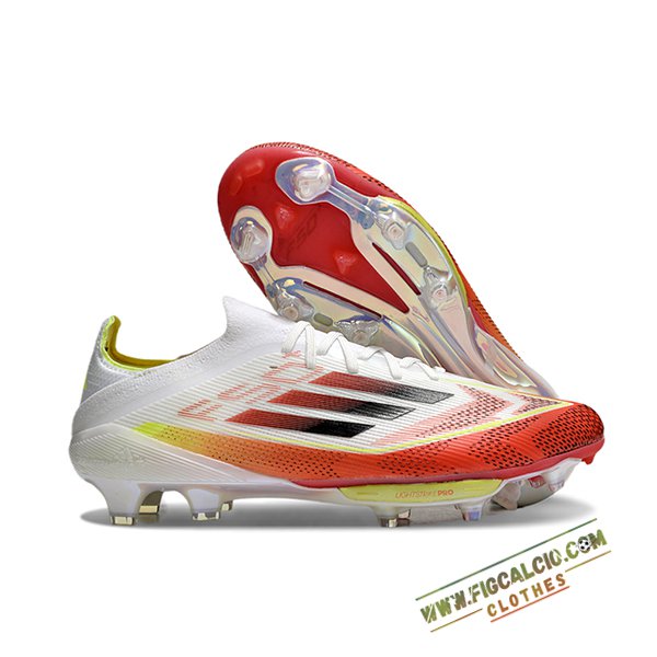 Adidas Scarpe Da Calcio F50+.1 FG Bianco/Rosso