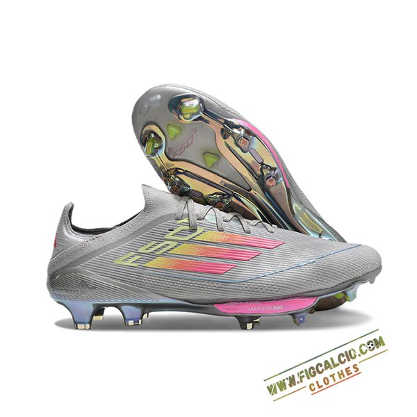 Adidas Scarpe Da Calcio F50+.1 FG Grigio/Rosa