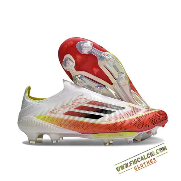 Adidas Scarpe Da Calcio F50+ FG Bianco/Rosso
