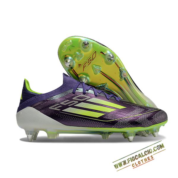 Adidas Scarpe Da Calcio F50 Elite SG Verde/viola
