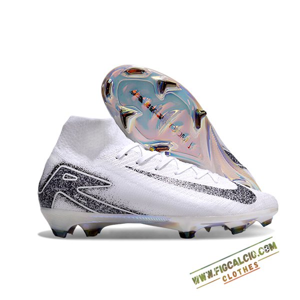 Nike Scarpe Da Calcio Air Zoom Mercurial Superfly IIX Elite FG Bianco/Nero