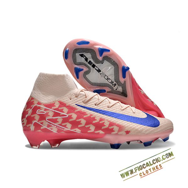 Nike Scarpe Da Calcio Air Zoom Mercurial Superfly IIX Elite FG Rosa/Rosso/Blu