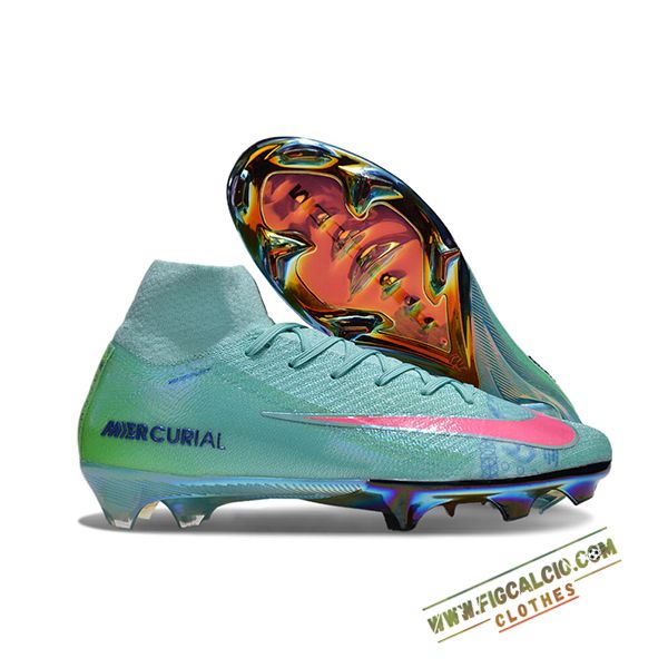 Nike Scarpe Da Calcio AIR Zoom Mercurial Vapor 16 Elite XXV FG SE Verde/Rosa
