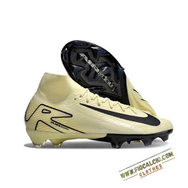 Nike Scarpe Da Calcio Air Zoom Mercurial Superfly IIX Elite FG Giallo/Nero -02