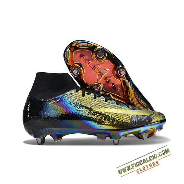 Nike Scarpe Da Calcio Air Zoom Mercurial Superfly IIX Elite SG Nero/Giallo