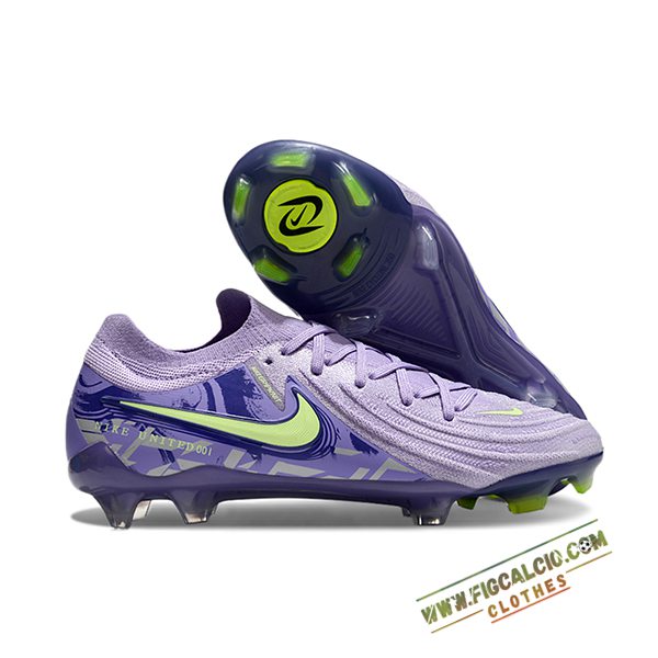 Nike Scarpe Da Calcio Phantom Luna Elite NU FG viola/Verde -03