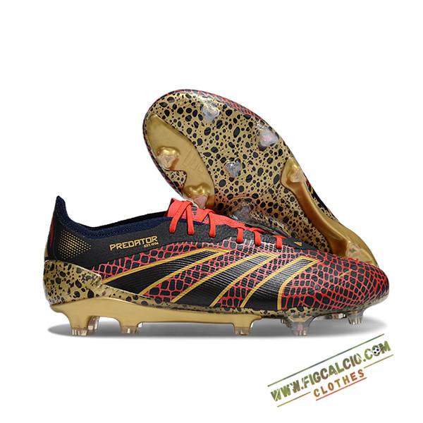 Adidas Scarpe Da Calcio Predator Elite FG Nero/Giallo/Rosso