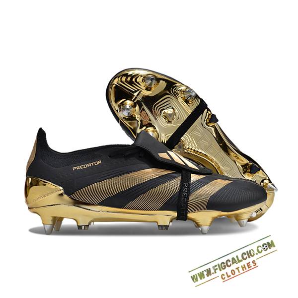 Adidas Scarpe Da Calcio Predator Elite Tongue SG Nero/Giallo