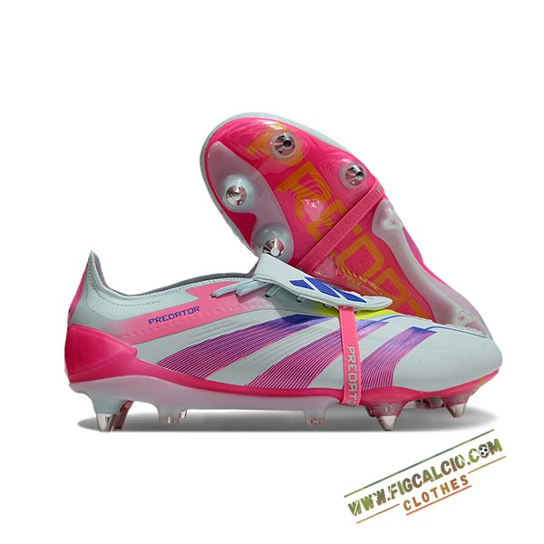 Adidas Scarpe Da Calcio Predator Elite Tongue SG Grigio/Rosa