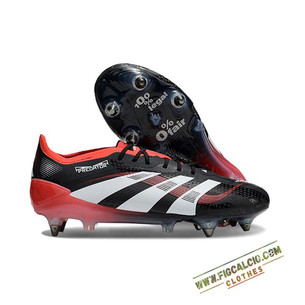 Adidas Scarpe Da Calcio 25 Predator Elite SG Nero/Arancia/Bianco